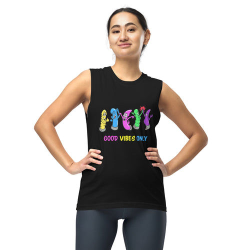 Good Vibes Only Muscle Shirt | Official Shirt of the World Famous Vibrator Races!